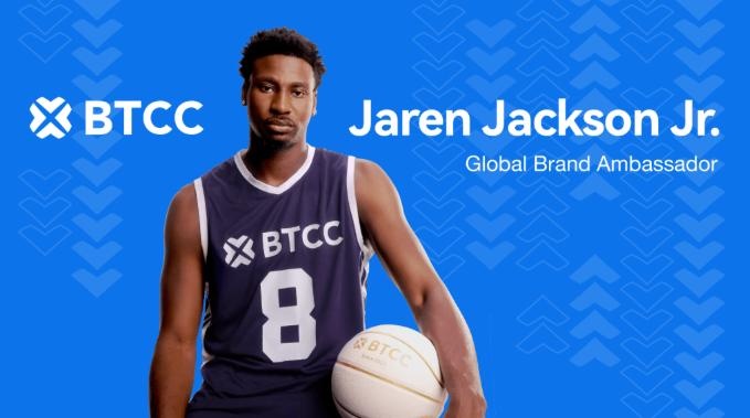 BTCC Exchange Teams Up with NBA Star Jaren Jackson Jr. in Sports Sponsorship Deal